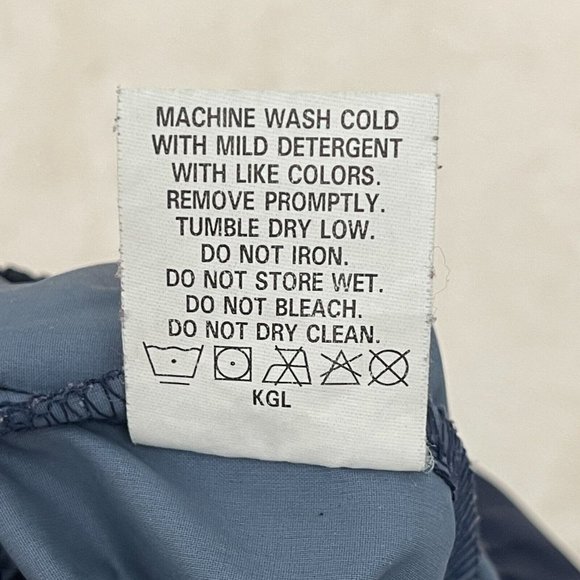 Columbia Packable Nylon Cargo Pants Sportswear Men Size Medium Navy Blue - Picture 12 of 12